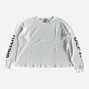 Gallery Dept Cream & Black Logo Thermal Longsleeve T-Shirt